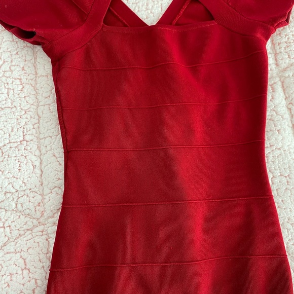 Marciano stretch top in red - Picture 7 of 10